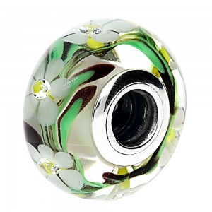 Pandora Beads-Murano Glass Multi Coloured Floral-Charm
