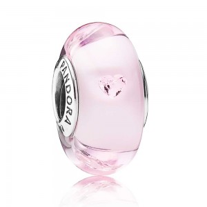 Pandora Beads-Murano Glass Pink Pink-Charm