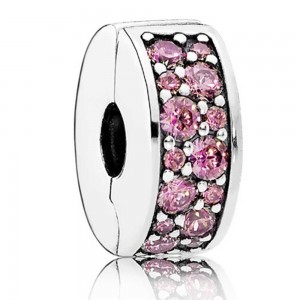 Pandora Clips-Oriental Bloom Honeysuckle Pink Shining Elegance Floral