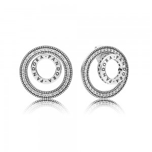 Pandora Earring-Forever Signature-Clear CZ