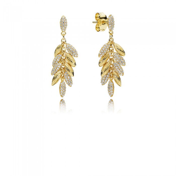 Pandora Earring-Limited Edition Floating Grains-Shine-Clear CZ