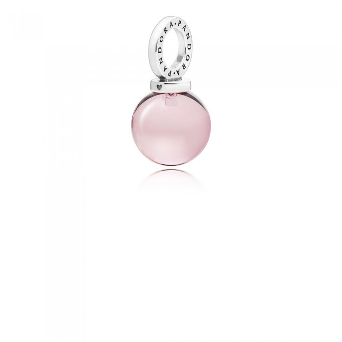 Pandora Necklace-Love Potion Pendant-Pink Crystal