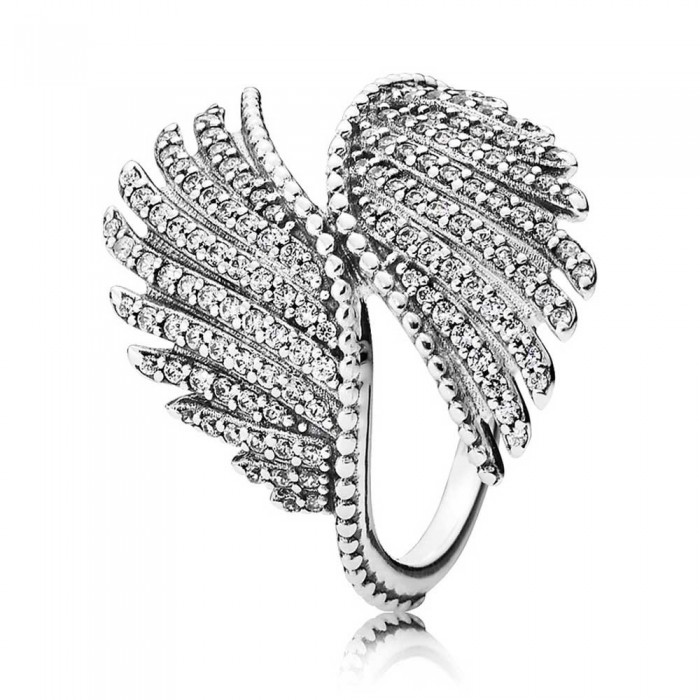 Pandora Ring-Majestic Feathers Feather