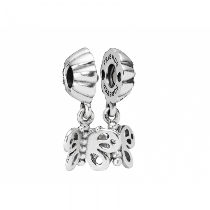 Pandora Charm-Best Friends Forever Butterfly-Two-Part