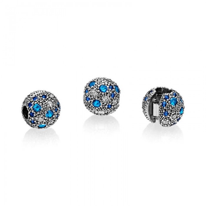 Pandora Charm-Cosmic Stars-Multi-Colored Crystals-Clear CZ