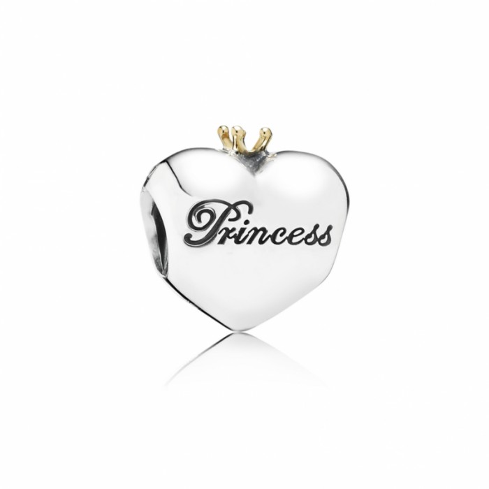 Pandora Charm-Princess Heart-Pink CZ