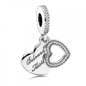 Pandora Charm-Beloved Mother Pendant Family-Sterling Silver