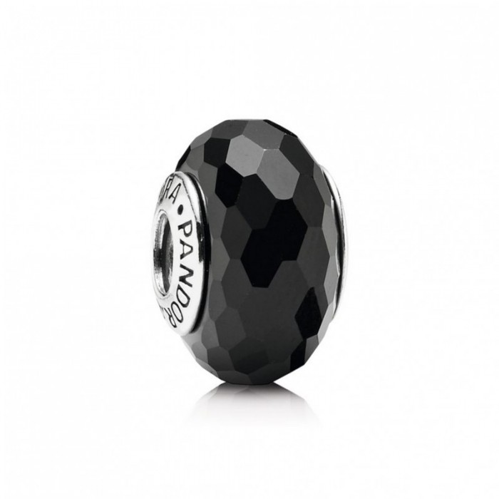 Pandora Charm-Fascinating Black-Murano Glass
