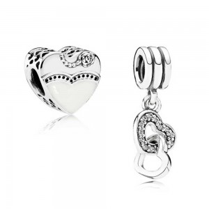 Pandora Charm-Our Special Day Wedding-Pave CZ