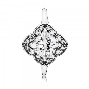 Pandora Ring-Crystallised Floral Fancy