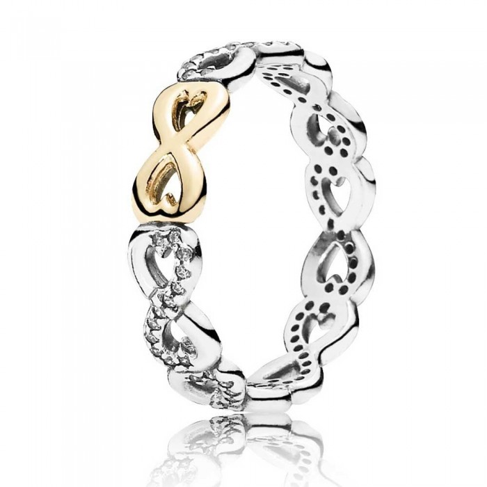 Pandora Ring-Finite Love-Gold