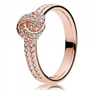 Pandora Ring-Love Knot-Rose Gold