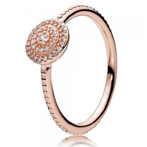Pandora Ring-Radiant Elegance-Rose Gold