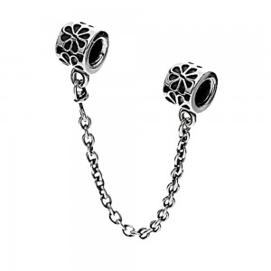 Pandora Safety Chains-Flower-Sterling Silver